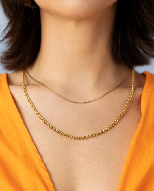 Gold Reworked Vintage Necklace