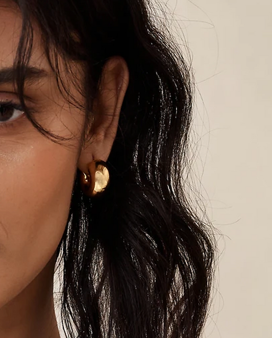 Dome Mini Hoop Earrings