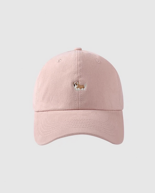 Black Embroidered Cap