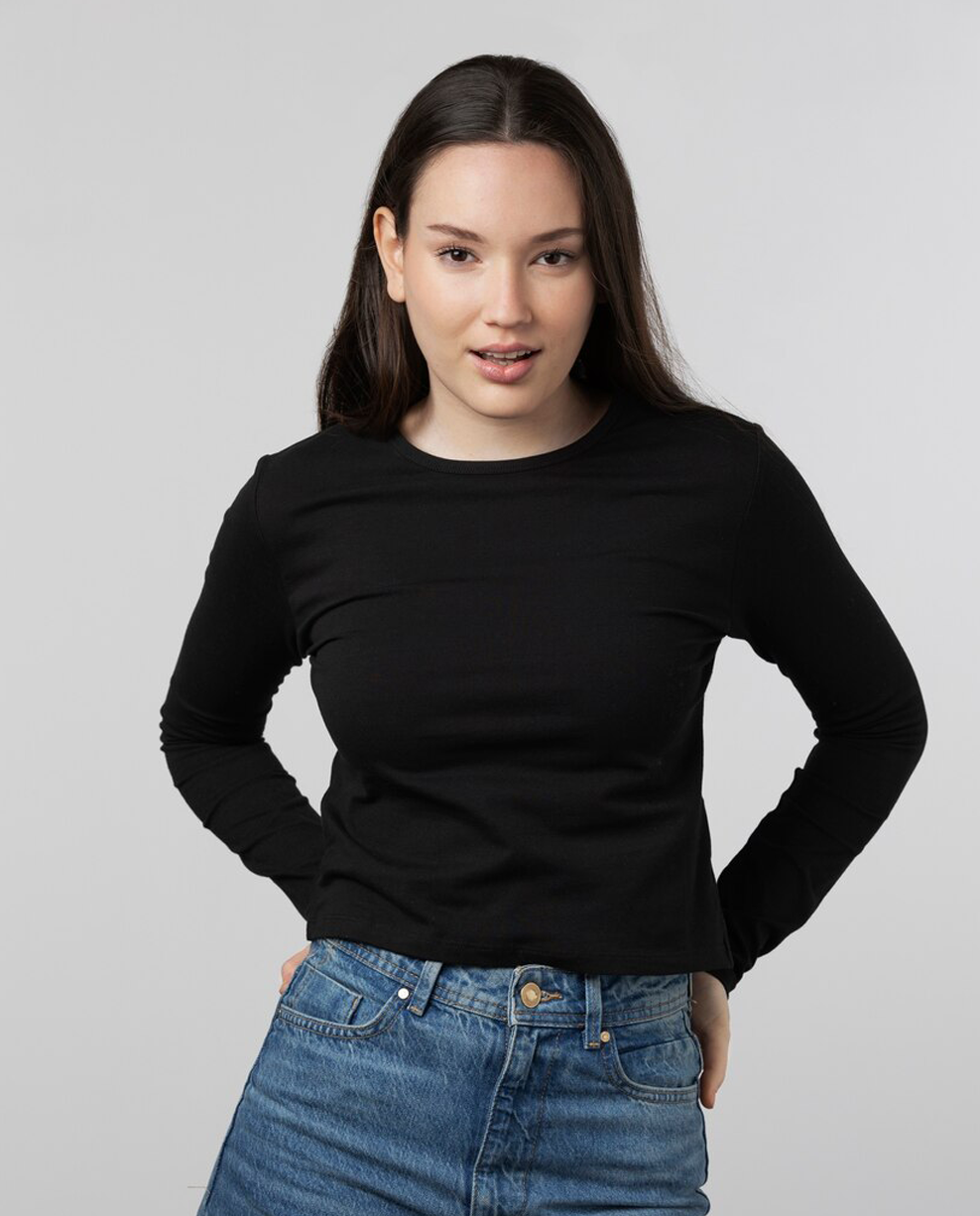 Áo nỉ cổ tròn mỏng