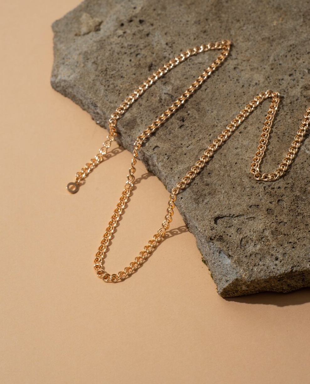 Gold Reworked Vintage Necklace