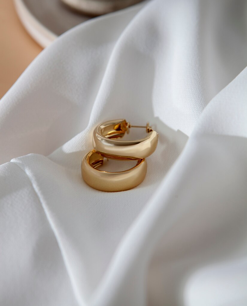 Dome Mini Hoop Earrings
