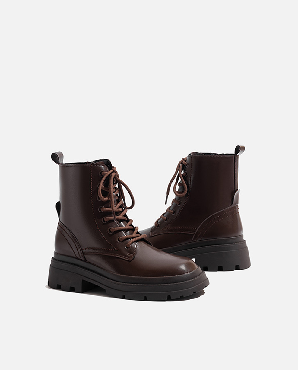 Thick Soled Fried Street Martin Boots